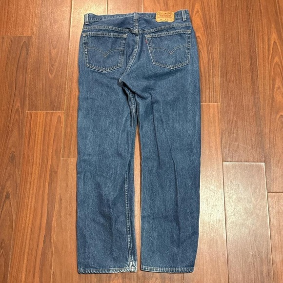 Vintage Levi's 501 USA BlueButton Fly Jeans Size Mens 38x 30